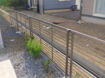 お得意のフェンス工事！