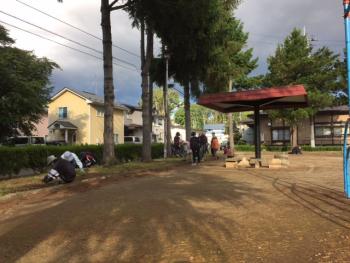 地域活動・・・娘と一緒に