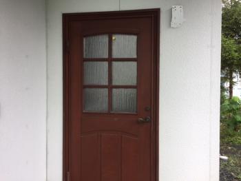 リフォーム玄関ドア・・・壁を傷めない