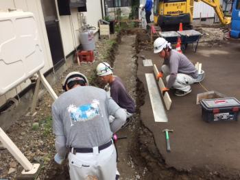 外構工事・・・続き