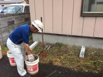 急遽対応・・・オイルタンク工事