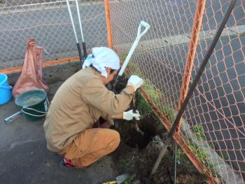 看板工事完了です・・・