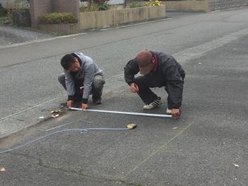 カーポートの工事が始まります！