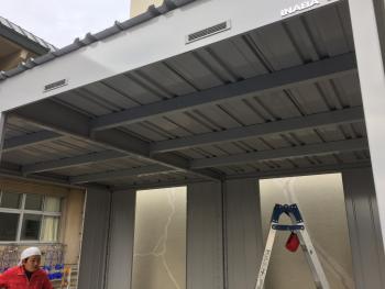 物置完成間近！