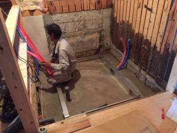 浴室工事・・・続き