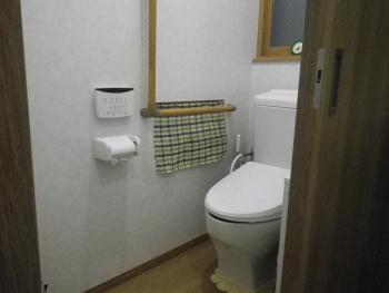 トイレ工事終了！