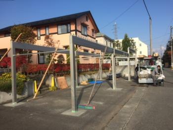 カーポート続き・・・その２