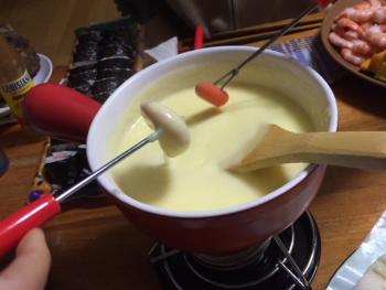 一年に一度のチーズフォンデュ
