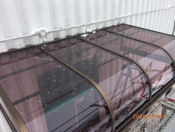 雪害によるテラス屋根材交換！・・・完成