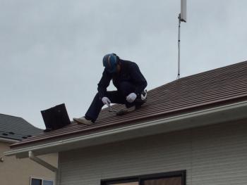 今年の雪でコリゴリ・・・雪止め工事
