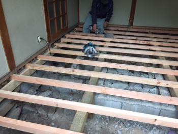 床工事・・・続き
