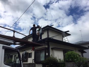 屋根葺き替え工事・・・続き