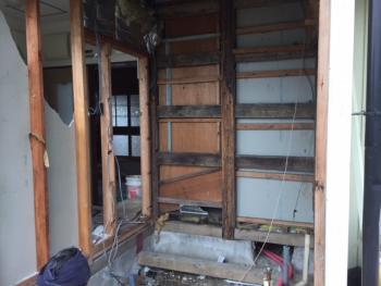 浴室改修工事・・・解体作業