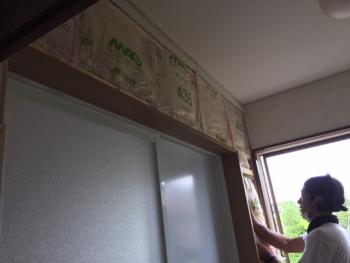 浴室リフォーム工事・・・間仕切壁製作