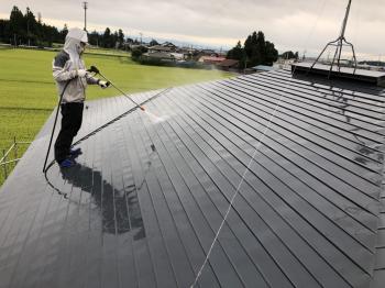 外装事業部・・・外壁塗り替え始まりました。