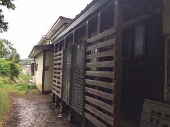 外装事業部　軒折れ雪害対策囲い完成！