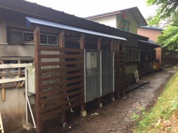 外装事業部　軒折れ雪害対策囲い完成！