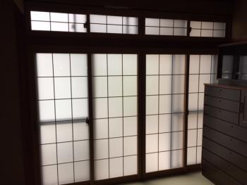 内窓サッシ完成　和室にあった断熱