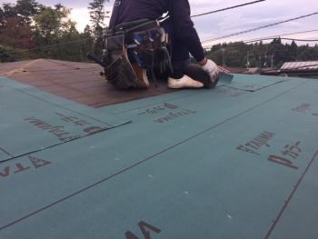 屋根葺き替え工事　完成