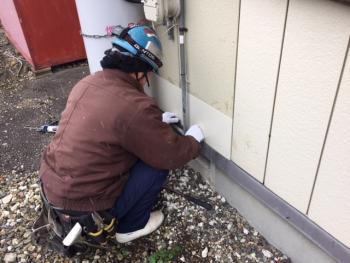 外装修繕工事　板金