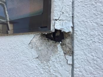 外装事業部　外壁・屋根塗替えの現調診断です。