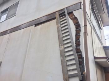 外装はがれ修繕・・・現調