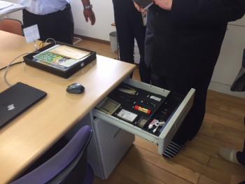 環境整備　岡山に視察