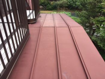 屋根外装の塗り替え現調