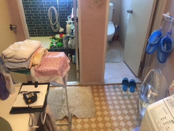 浴室改修現調です。