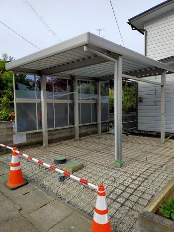 カーポート設置工事