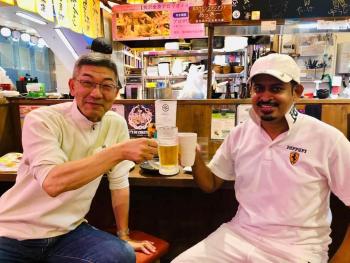 スリランカの友人と再開