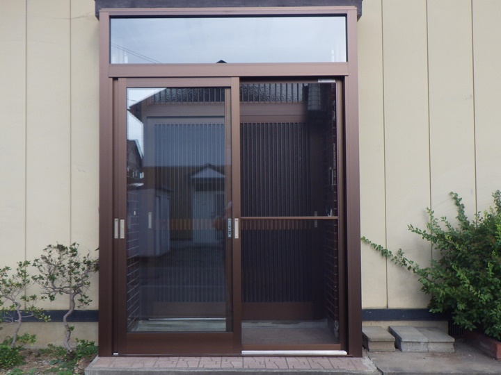 北上市 K様 風除室 玄関リフォーム工事 絆すてーしょん リフォームを北上でするなら